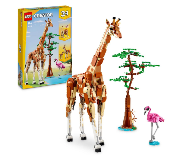 LEGO Creator 3 w 1 Dzikie zwierzęta z safari 31150 - 1203582 - zdjęcie 2
